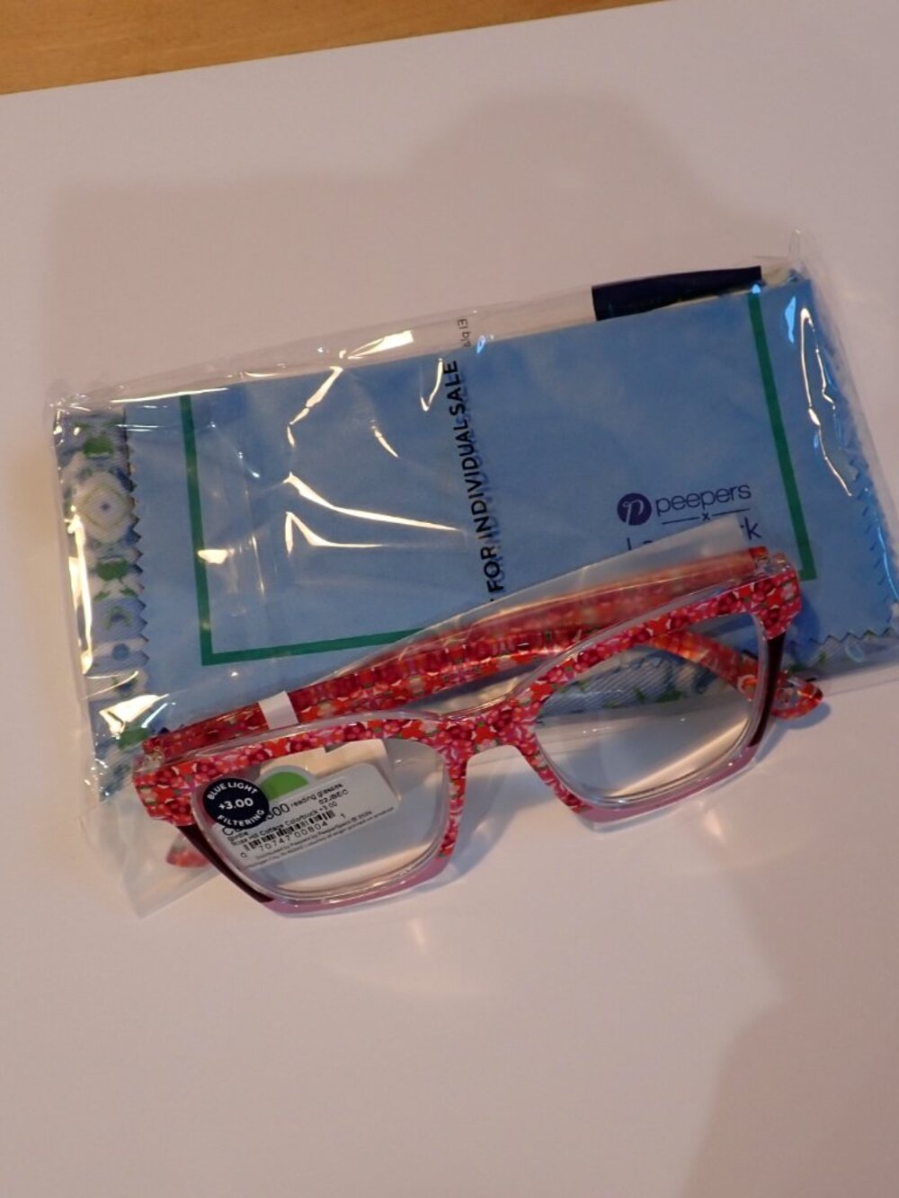 Peepers by peeperspecs Birdie Rose Hill Cottage Colorblock +3.00 Limited Edition